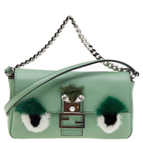 fendi mini baguette vintage|Fendi micro monster baguette.